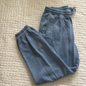 Abercrombie and Fitch Essential Sunday Sweatpant, Blue, Size Large